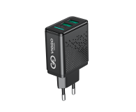 VIGGO DESIGN 2xUSB 3.4A Czarna - 1458562 - zdjęcie 5